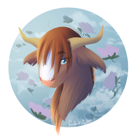 Detailed Lineless Portrait w/ Background