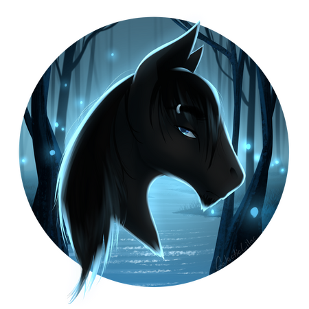 Detailed Lineless Portrait w/ Background